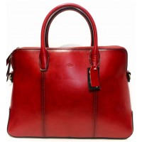 Женская кожаная сумка портфель Katana 64205 Red